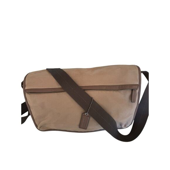 COACH Camden Canvas Brown Canvas Messenger Bag‎ 70829 - Picture 1 of 14